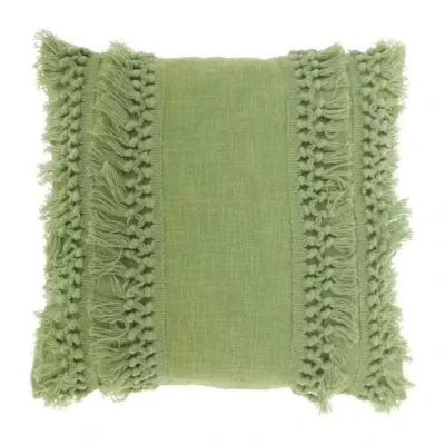 Unique Living kussen Saba groen 45 x 45 cm