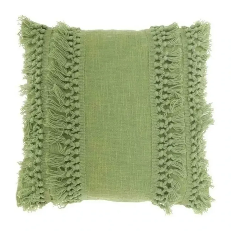 Unique Living kussen Saba groen 45 x 45 cm