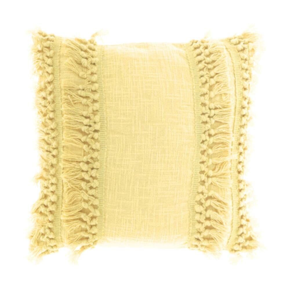 Unique Living kussen Saba geel 45 x 45 cm