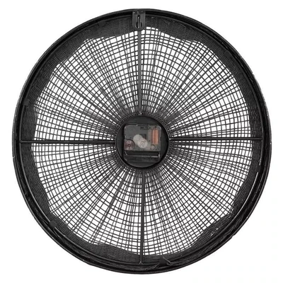 Wandklok Della zwart 38 cm