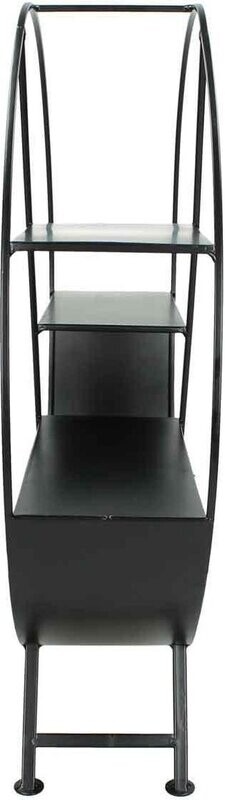 Shelf Metal Black 70 x 18 x 78.5 cm