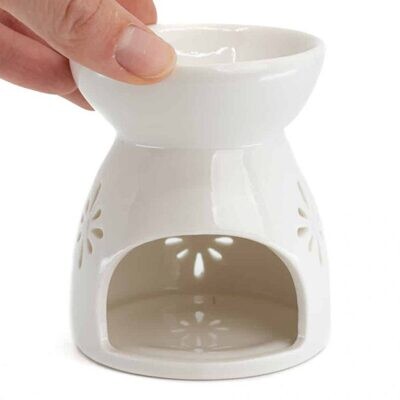 Olieverdamper Wit Keramiek (8,5 x 7 cm) Olieverdamper Wit Keramiek (8,5 x 7 cm)