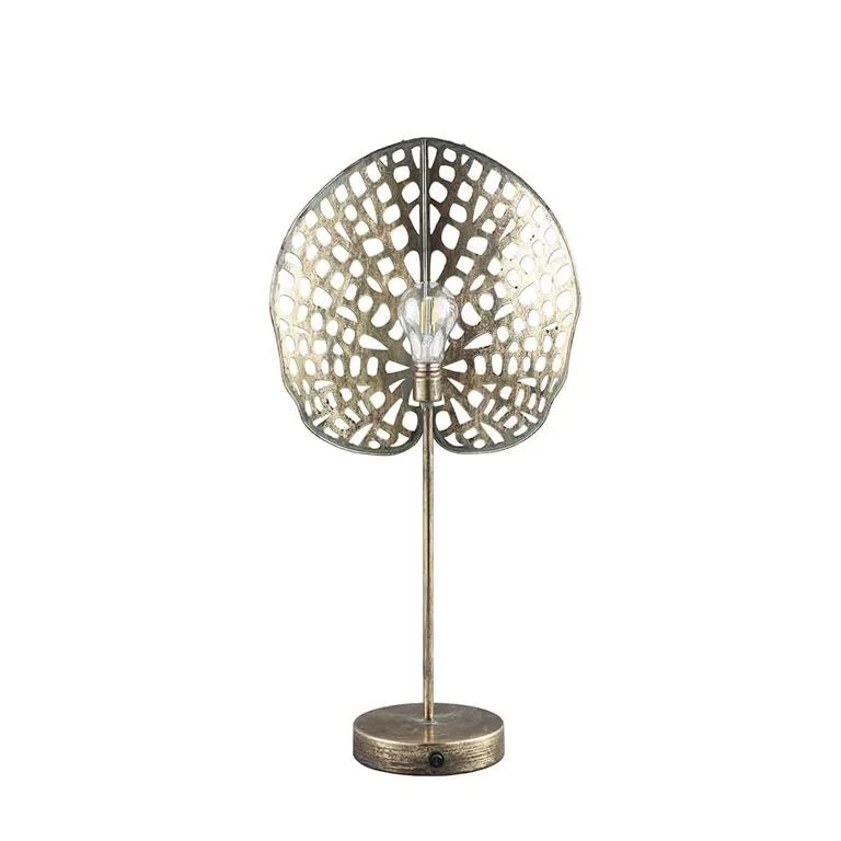 Tafellamp Selina goudkleurig 61 cm