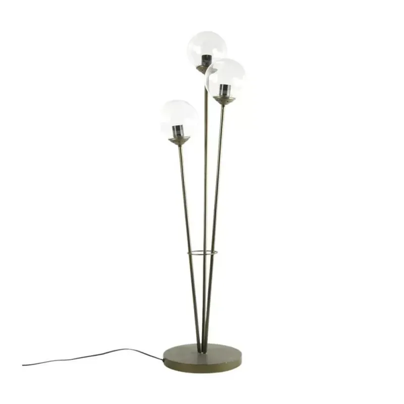 Vloerlamp Laurens grijs EU stekker 123,5 cm