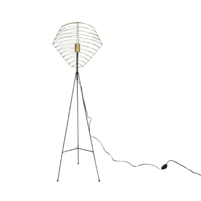 Vloerlamp Hasper L bronskleurig EU stekker 138