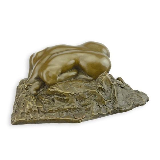Danaid Naakte dame - Beeld - August Rodin - 9,7 cm hoog (be-57)