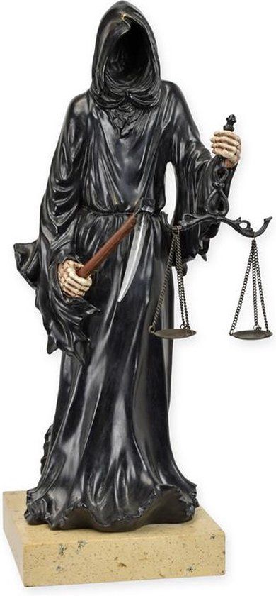 De Dood - Bronzen beeld - Magere hein - 40 cm hoog (BG-56)