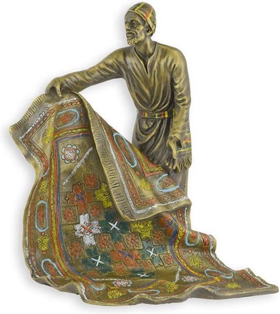 Arabisch Tapijt - Bronzen Beeld 18x11x20 (WB-3)