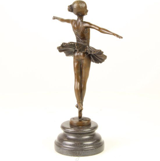 'Ballerina Beeldje - Bronzen Beeld (DSVG-80)