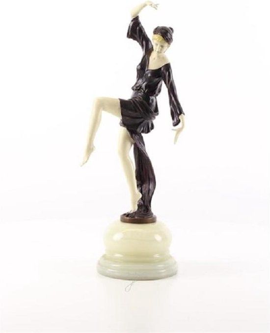 Beeld - Bronzen danseres - The Autumn Dancer - 41,3 cm hoog   (EX-7)