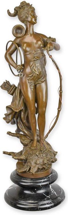 Beeld - Diana Victorious - Bronzen sculptuur - 67,8 cm hoog (BR-216)