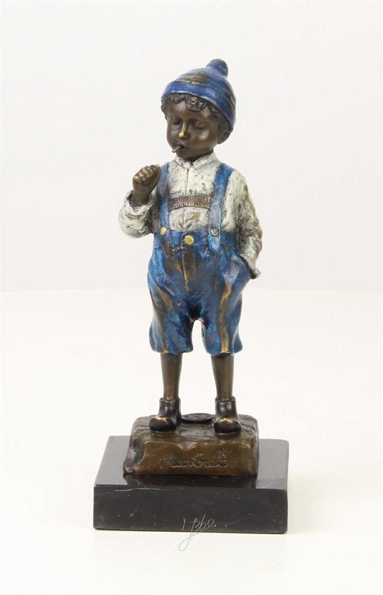 Beeld brons - Do as I say, not as I do - handbeschilderd - 19,8 cm hoog (DSBG-8)