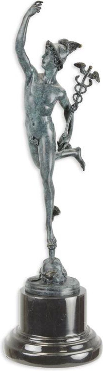 Bronzen beeld - Mercury - sculptuur - 43 cm hoog (BE-95)