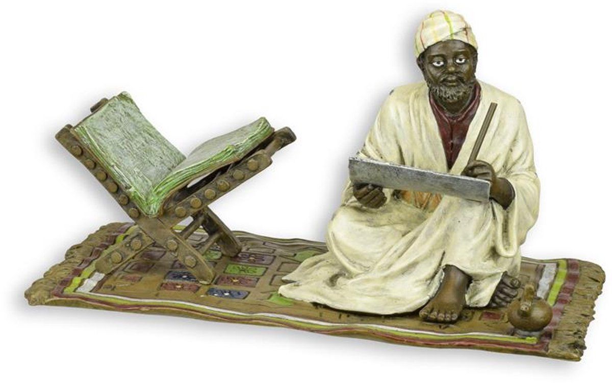 Bronzen beeld - Klassieke Scribe of Kopiist - Klassiek sculptuur - 11,2 cm hoog (ND-2)