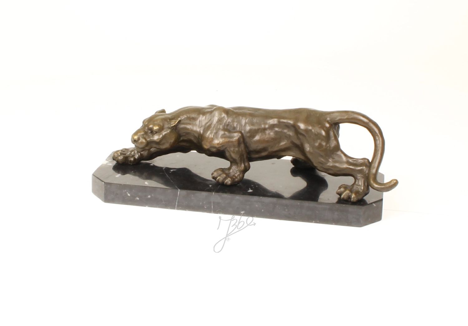 Bronzen beeld van een panter (DSBR-89)