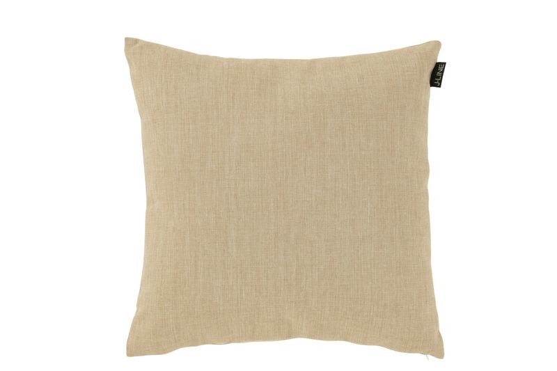 Kussen Outdoor Polyethyleen Beige H 18 x B 50 x L 50 cm (41039)