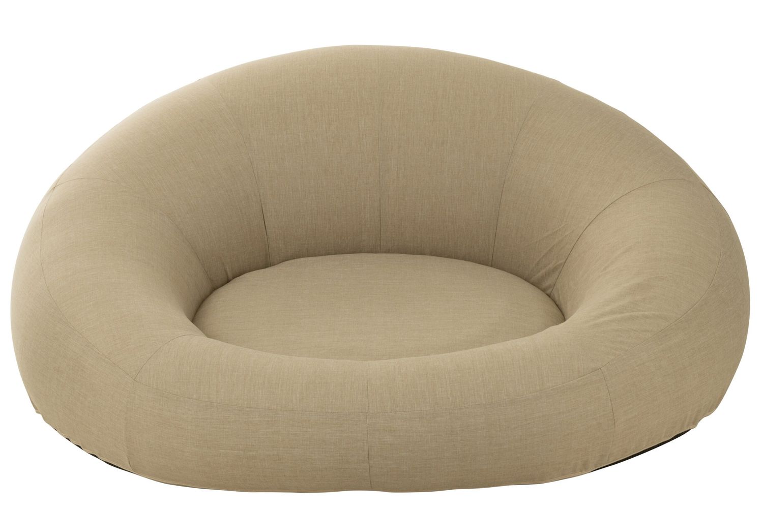 Matras Donut Polyethyleen Beige H 75 x B 175 x B 150 cm  (41041)