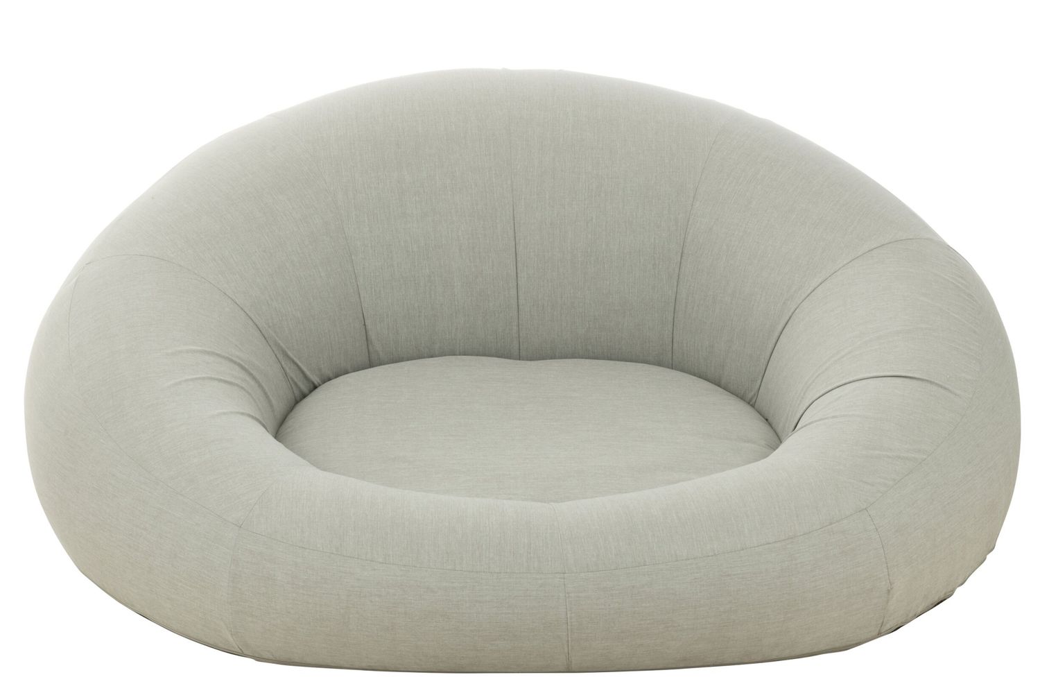 Matras Donut Polyethyleen Grijs H 75 x B 175 x l 150 cm (41044)