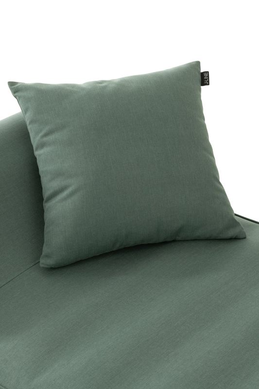 Kussen Outdoor Polyethyleen Groen H 18 x B 50 x L 50 cm  (41045)