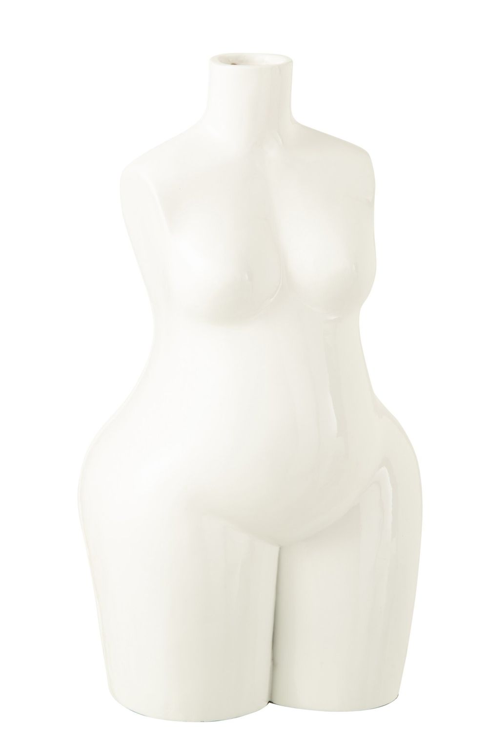 Vase Vrouw Lichaam Polyresin Glanzend Wit Large H 2 x B 47 x L 25,5 cm (40525)