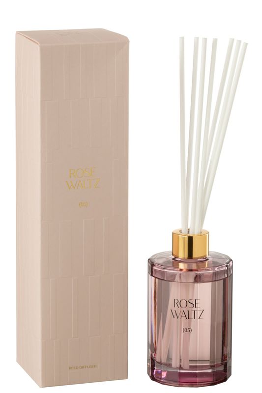 Geurolie Roze Waltz h 28,5 x B 7,5 x L 7,5 cm  (40680)