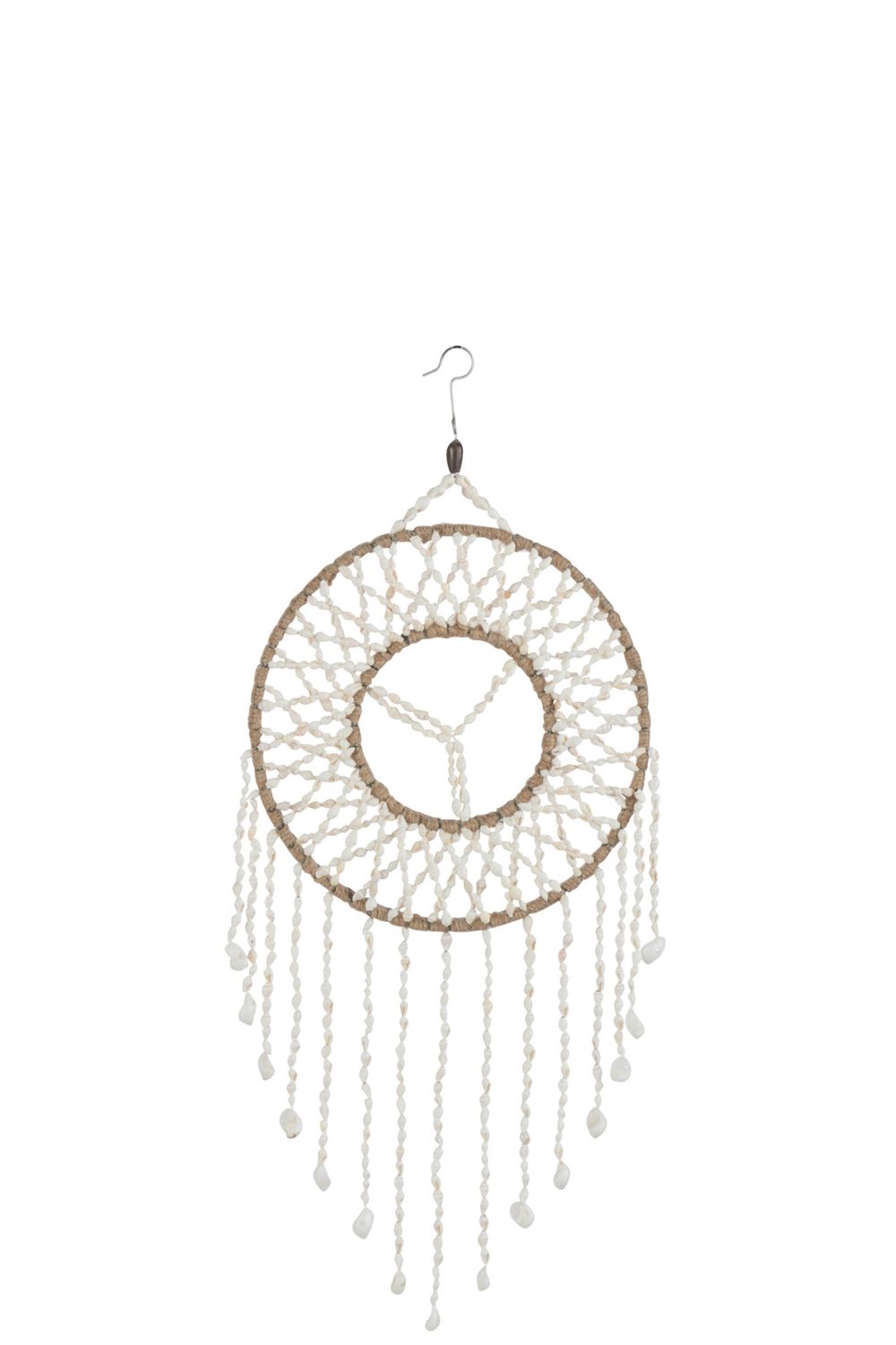 Dromenvanger Mandala Schelp Wit Large H 50 x B 2 x L 25 cm  (42418)