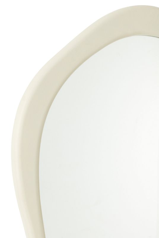 Wandspiegel Moderna Mdf/Spiegel Wit Large H 3 x B 68 x L 120 cm (50802)