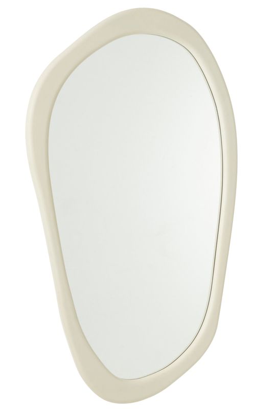 Wandspiegel Moderna Mdf/Spiegel Wit Large H 3 x B 68 x L 120 cm (50802)