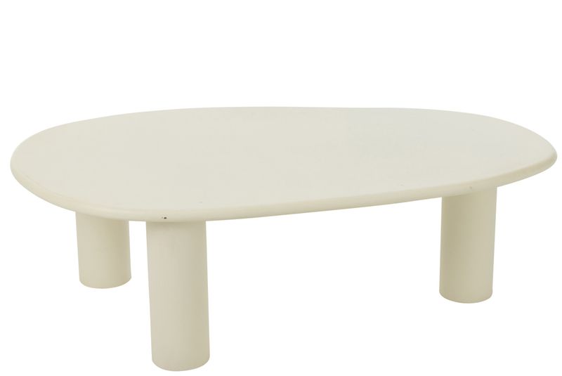Bijzettafel Bali Mdf/Pvd Wit Large H 33 x B 59 x L 108 cm  (50805)