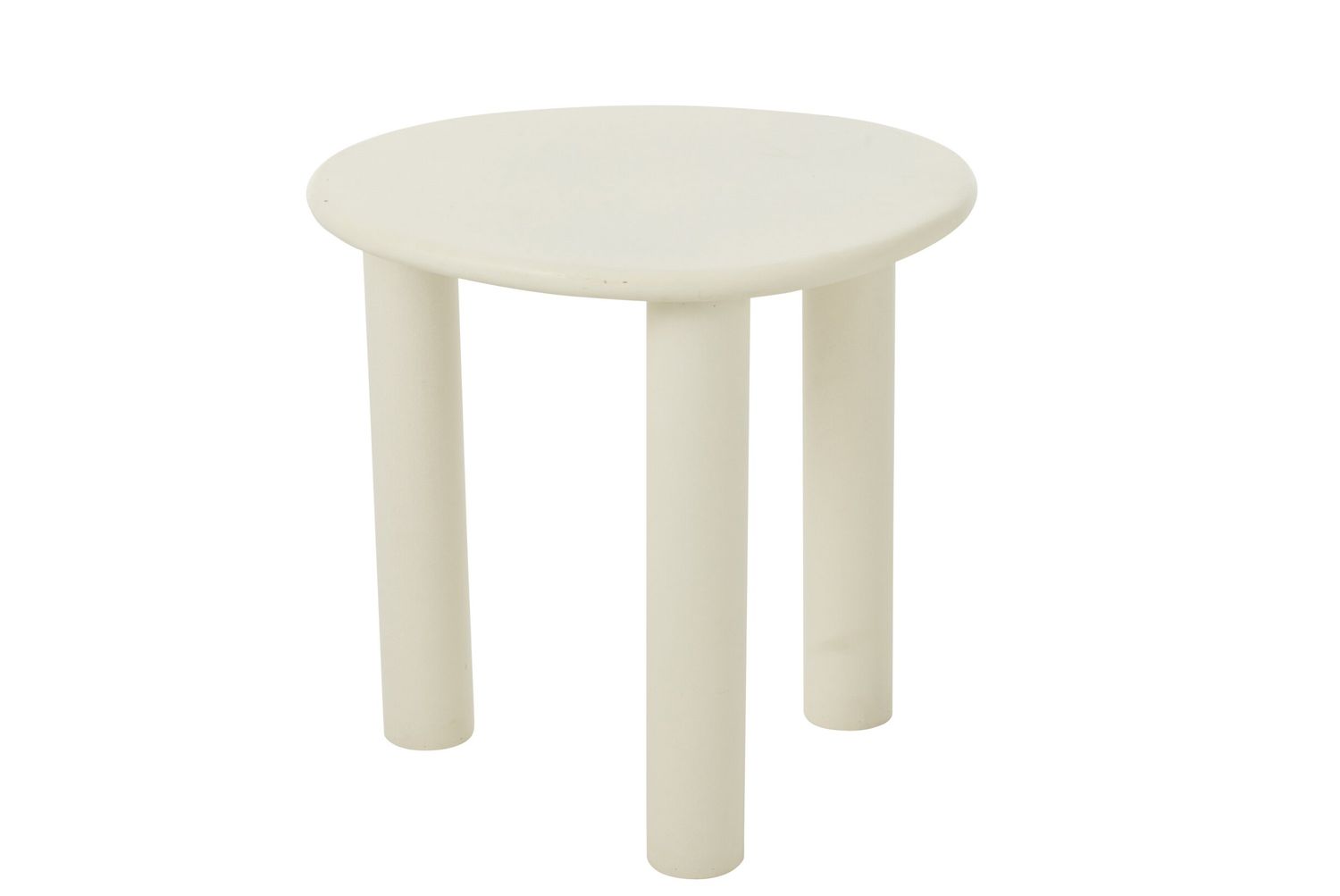 Bijzettafel Bali Mdf/Pvc Wit Small  x B 43 x L 51 cm (50803)