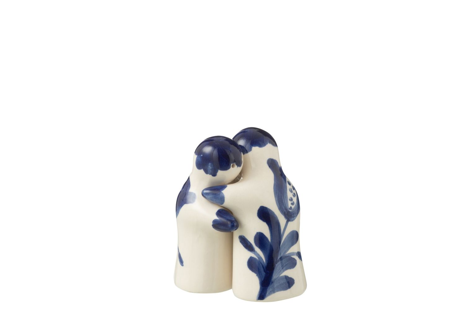SALT&amp;PEPPER GRANADA CERAMIC WHITE/COBALTO BLUE