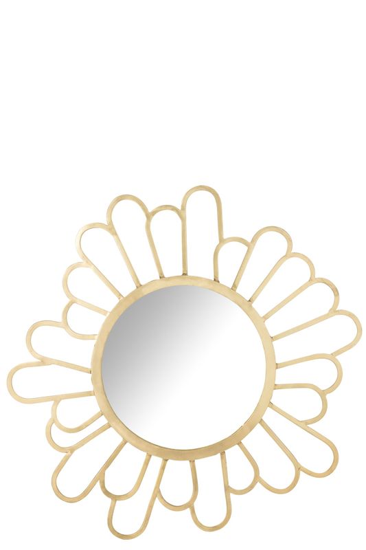 SPIEGEL BLOEM METAAL/SPIEGEL GOUD