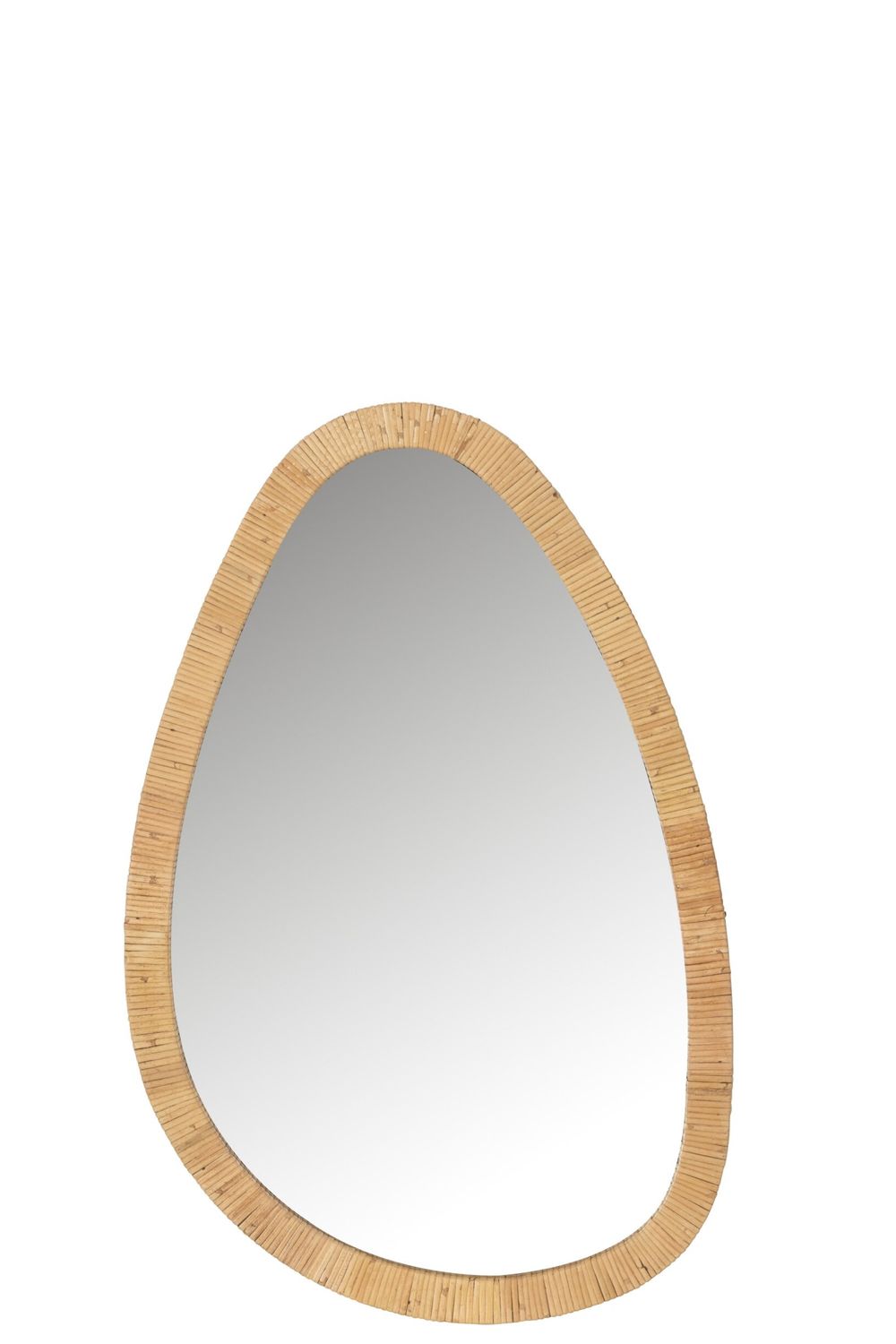 SPIEGEL PAILLE ROTAN/GLAS NATUUR MEDIUM