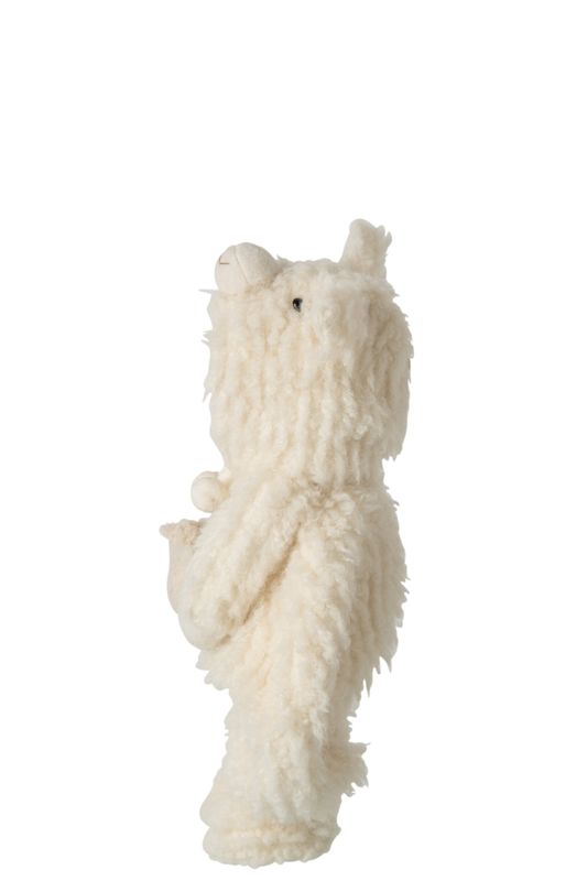 KIND SCHAAP POLYESTER WIT