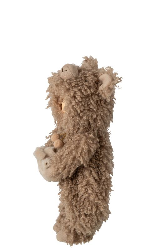 KIND SCHAAP POLYESTER BRUIN