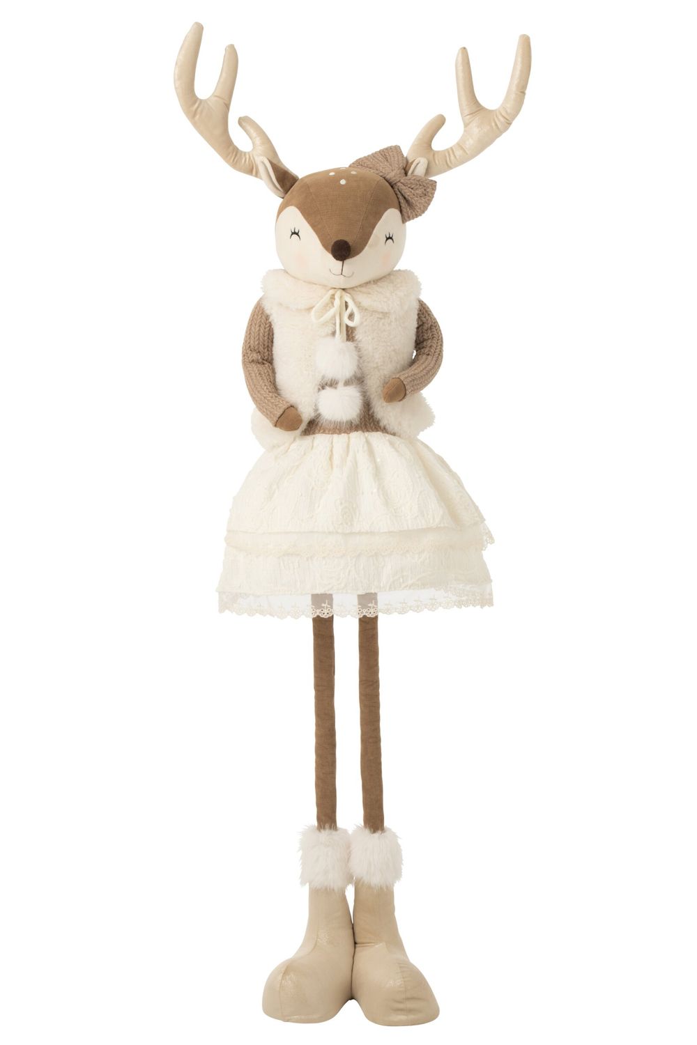 ELAND TELESCOPISCH + DAME POLYESTER BEIGE LARGE