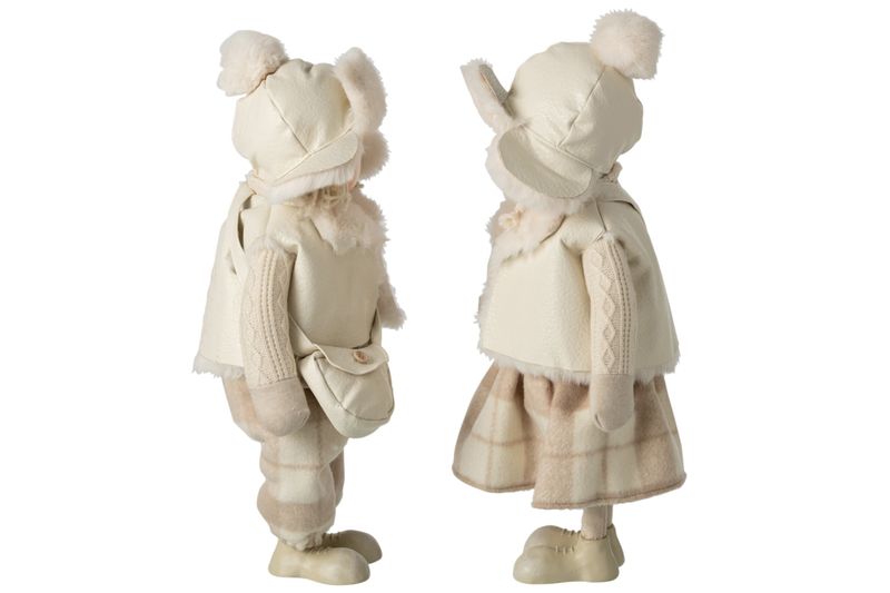 JONGEN/MEISJE TAS + HOED POLYESTER BEIGE LARGE ASSORTIMENT VAN 2