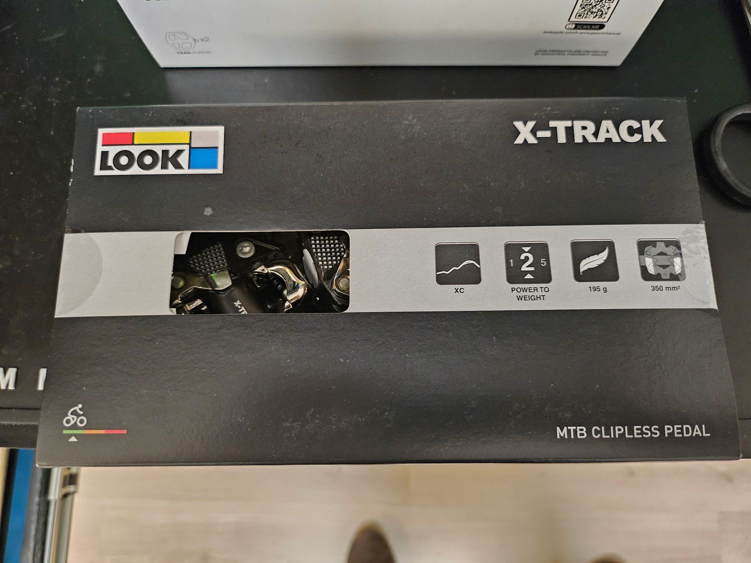 Look pedalen X-track MTB donkergrijs