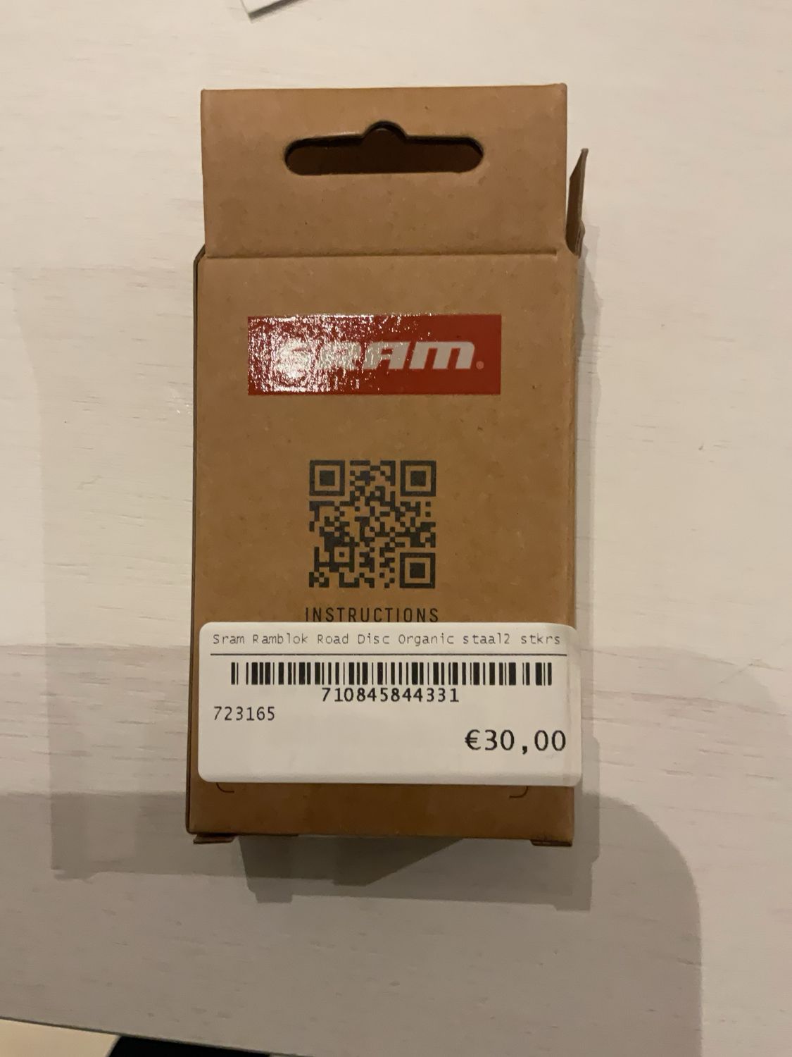 Sram remblok road disc organisch staal
