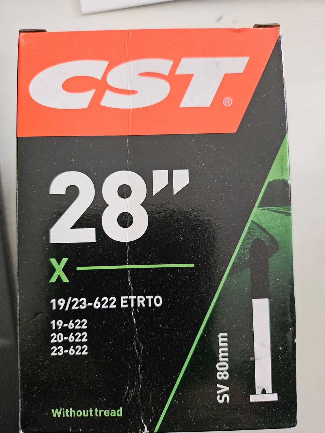 CST 19/23 622 80mm ventiel