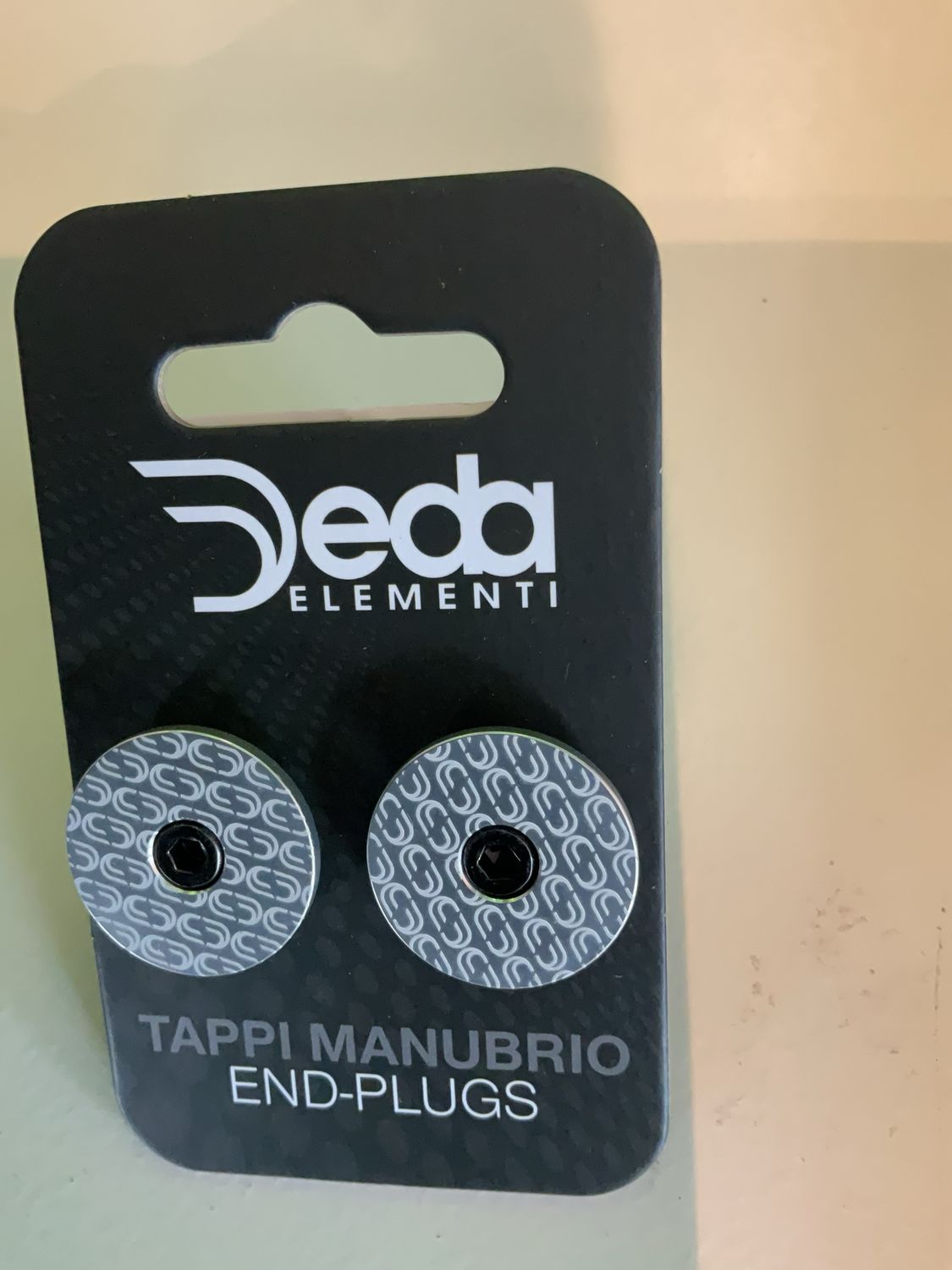 DEDA end plugs Loop Zilver