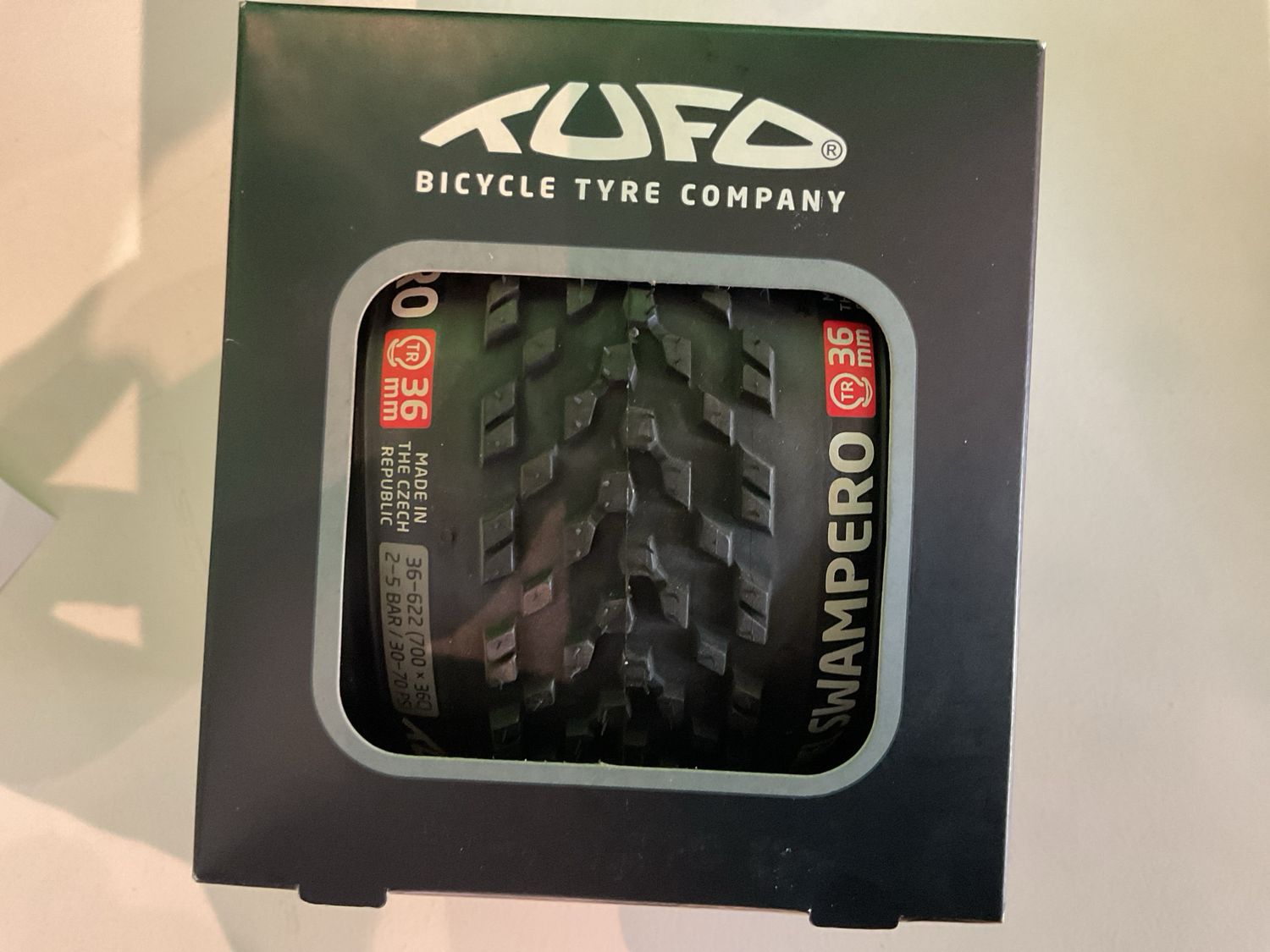 BUB Tufo (36-622) 700-36c Gravel Swampero zwart vouw