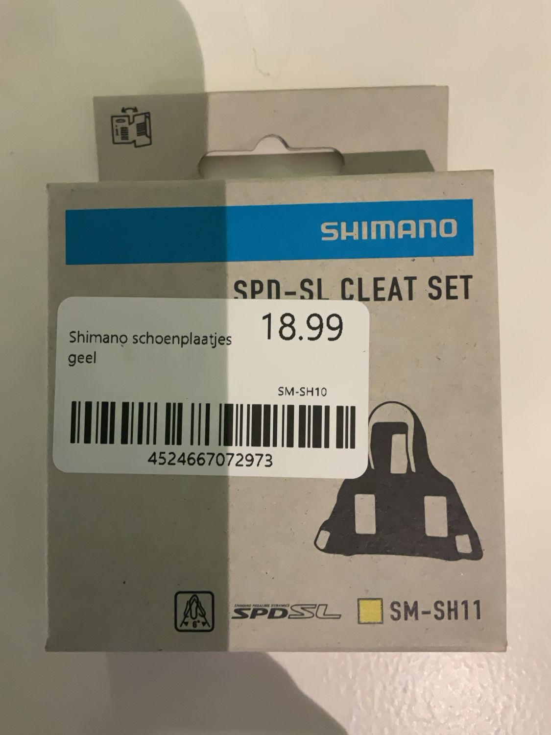 Shimano schoenplaatjes Geel