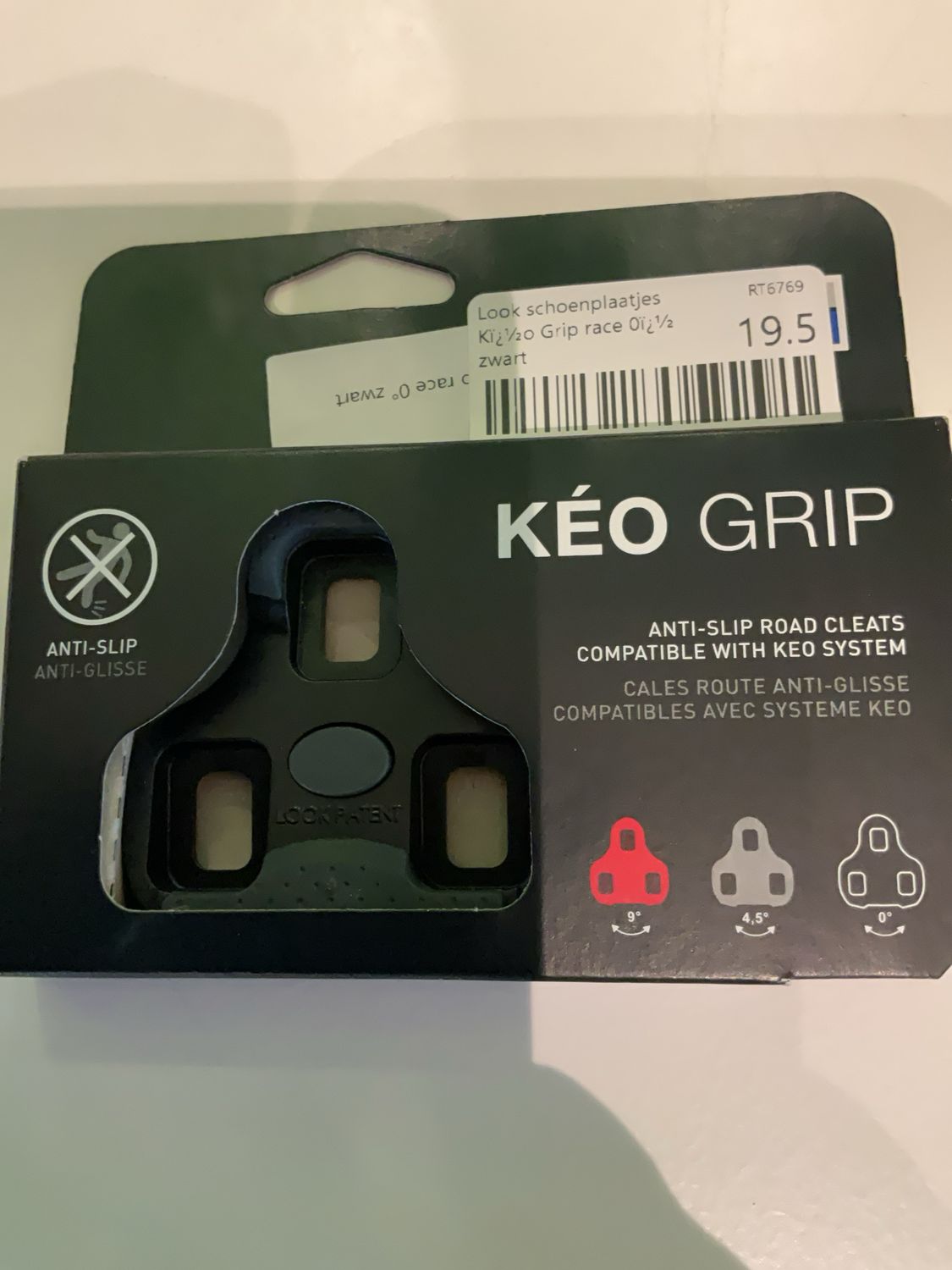 Look schoenplaatjes Kéo Grip race zwart