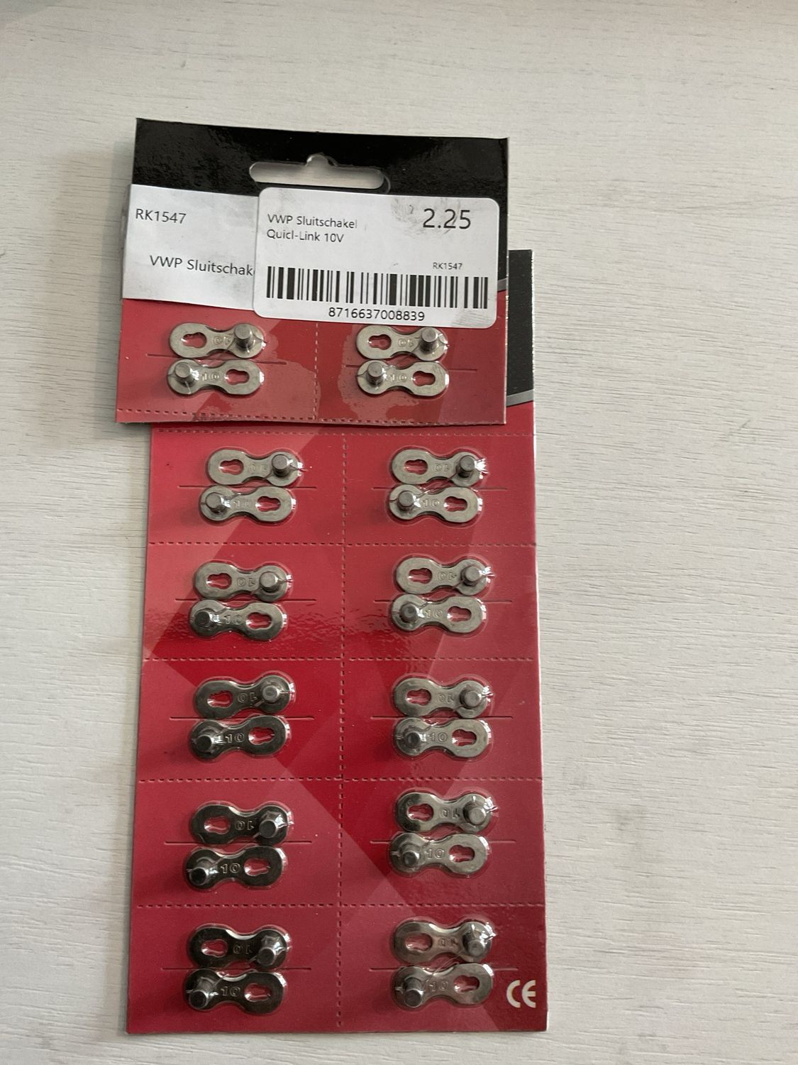 VWP Sluitschakel Quicl-Link 10V