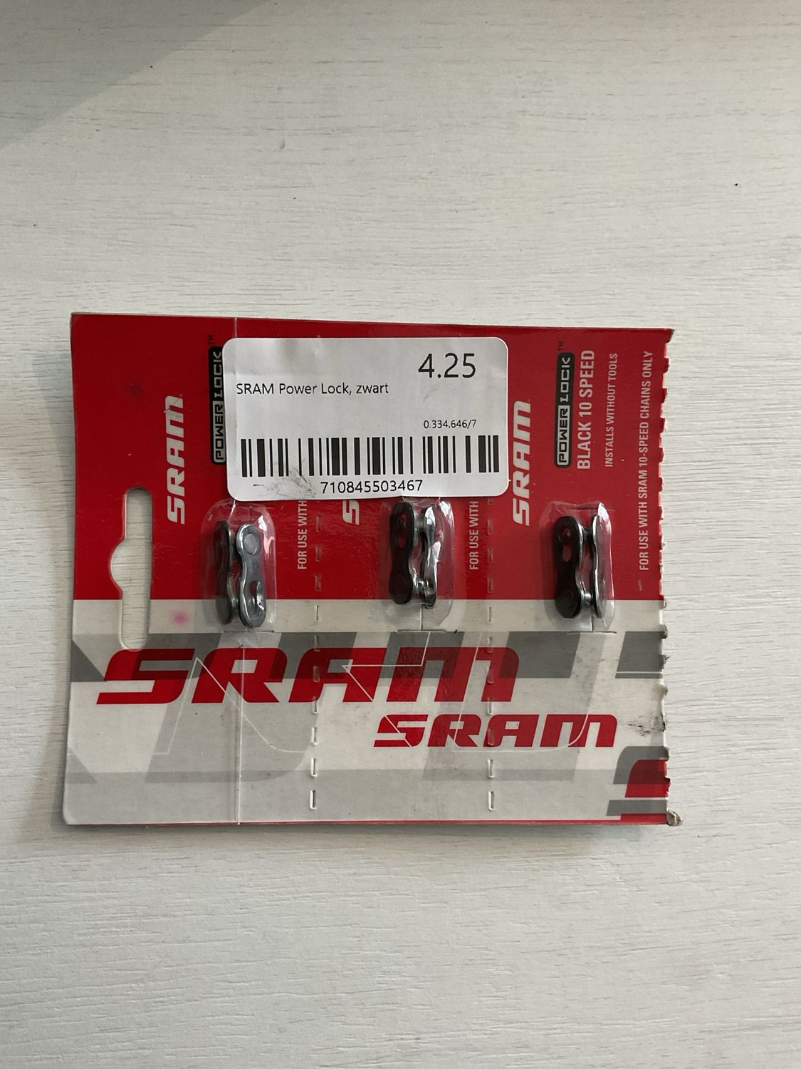 SRAM Power Lock, zwart