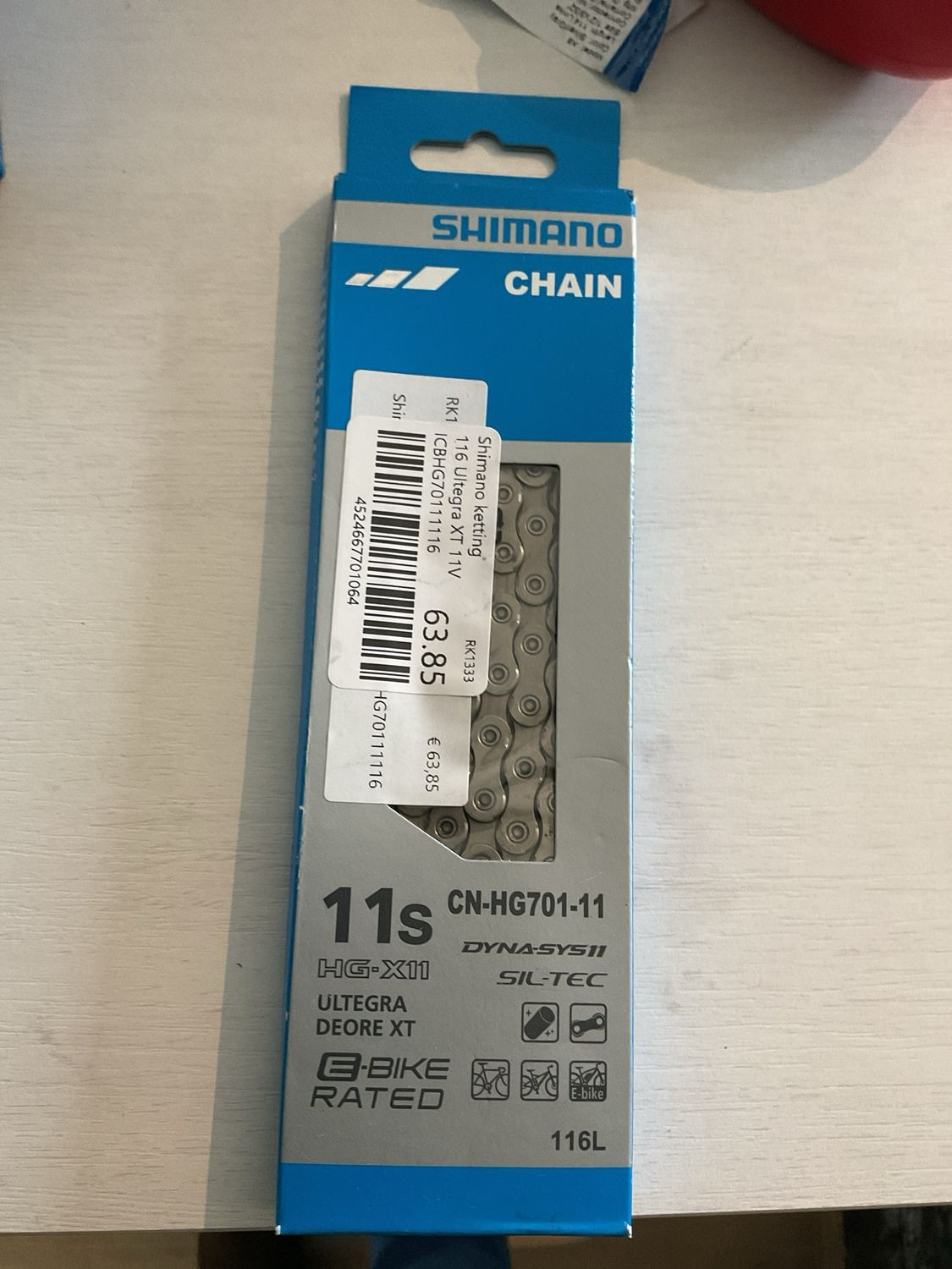 Shimano ketting 116 Ultegra XT 11V ICBHG70111116