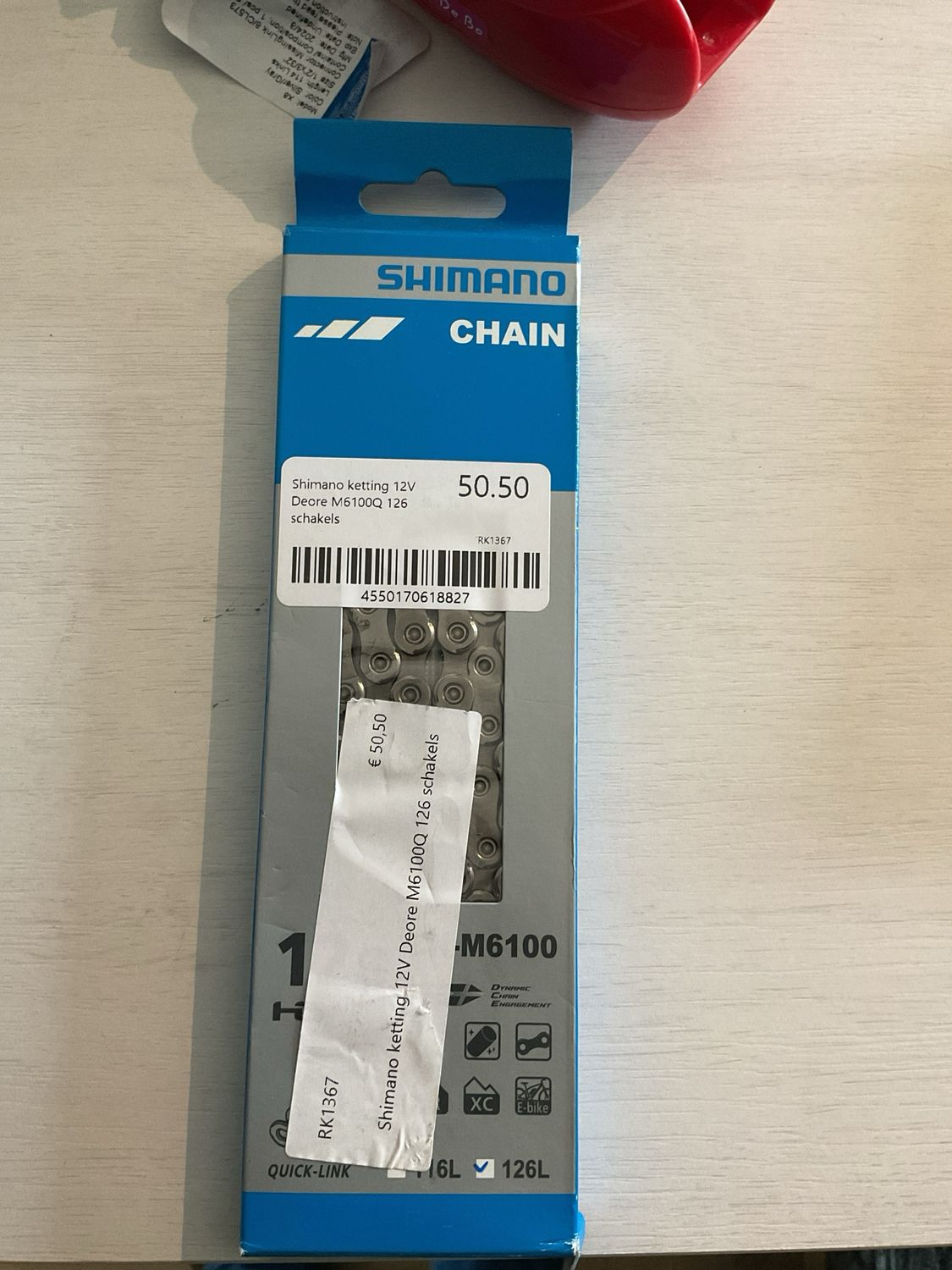 Shimano ketting 12V Deore M6100Q 126 schakels