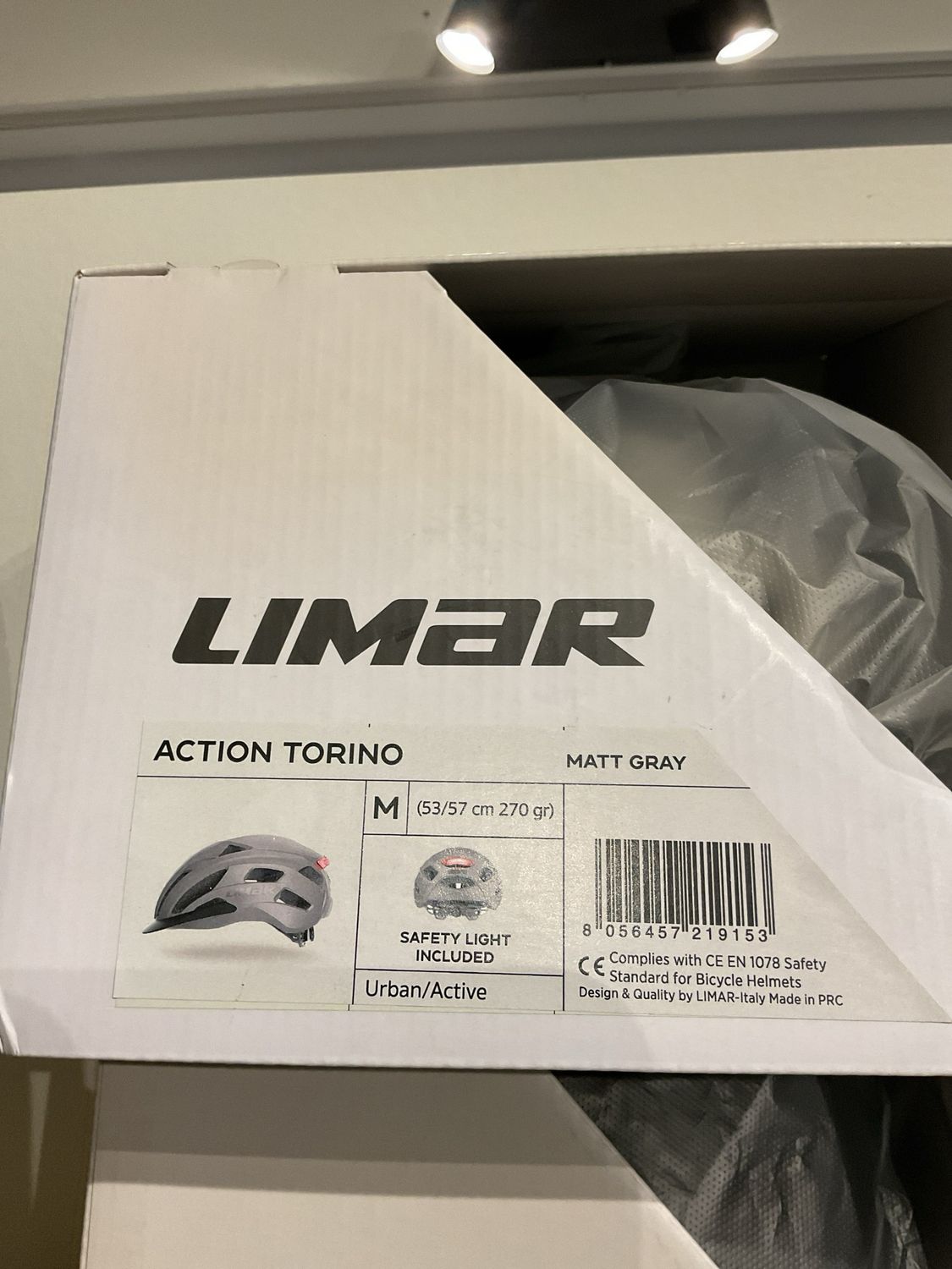Limar action Torino M (53/57cm) Matt gray