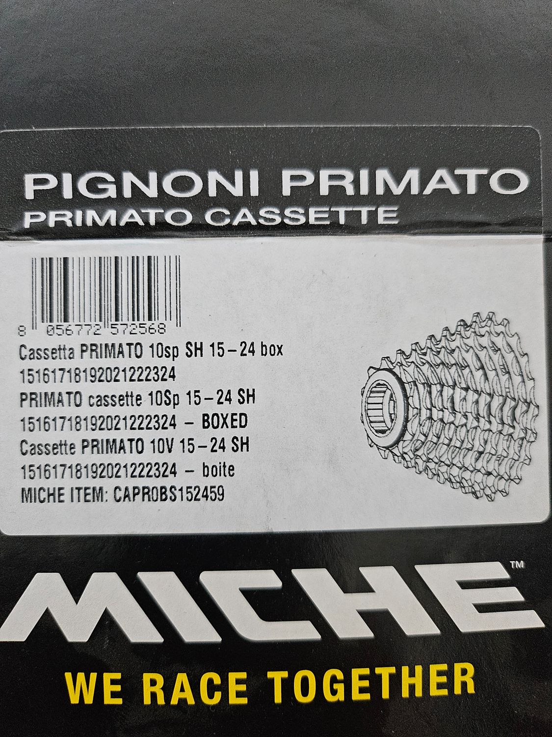 Miche 10v casette 15-24